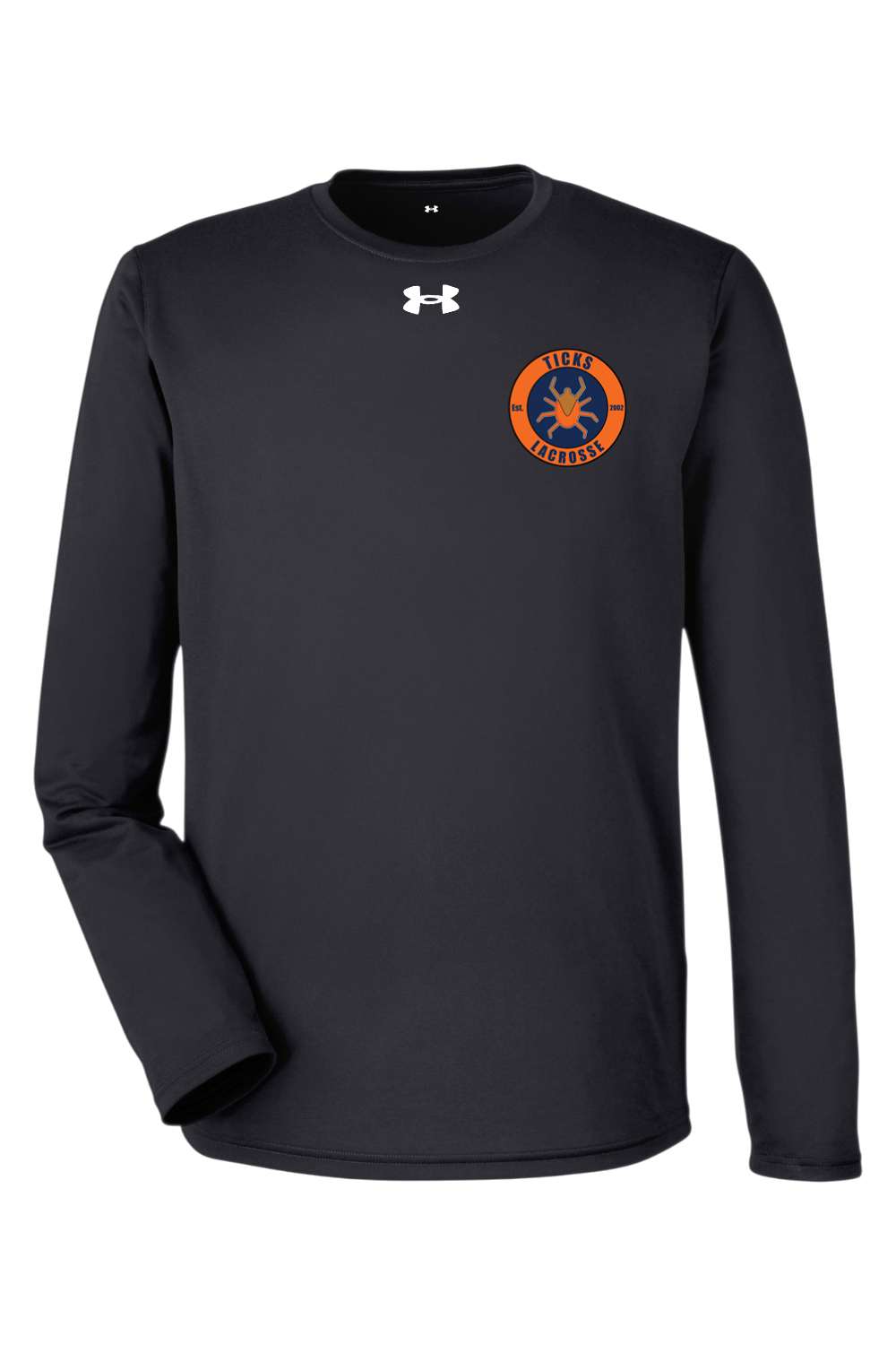 Ticks Lacrosse Under Armour Men's Team Tech Long-Sleeve T-Shirt Signature Lacrosse