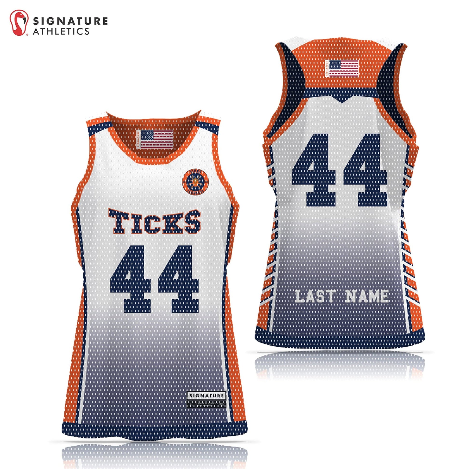 Ticks Lacrosse Women's Basic Reversible Pinnie Signature Lacrosse