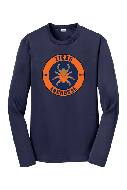 Ticks Lacrosse Youth Long Sleeve T-Shirt Signature Lacrosse
