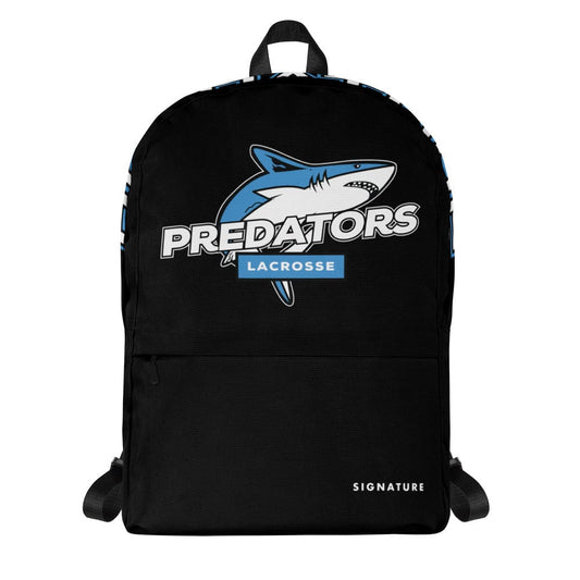 Tidewater Predators Lacrosse Club Backpack Signature Lacrosse