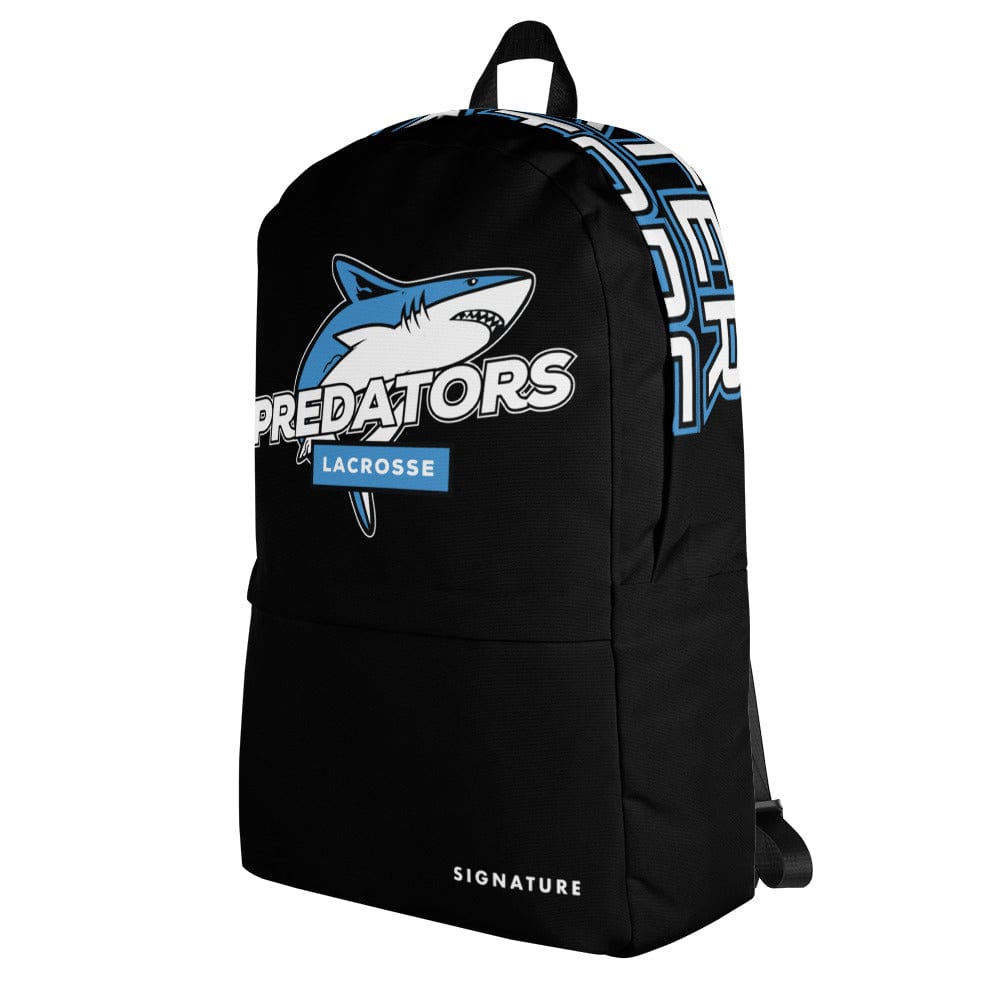 Tidewater Predators Lacrosse Club Backpack Signature Lacrosse