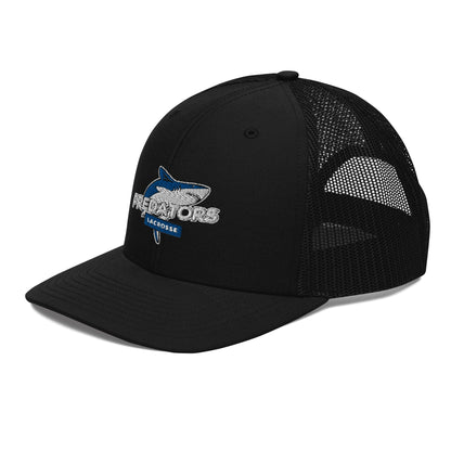 Tidewater Predators Lacrosse Club Richardson Trucker Hat Signature Lacrosse