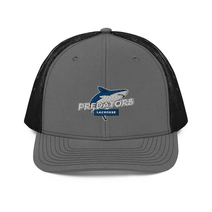 Tidewater Predators Lacrosse Club Richardson Trucker Hat Signature Lacrosse