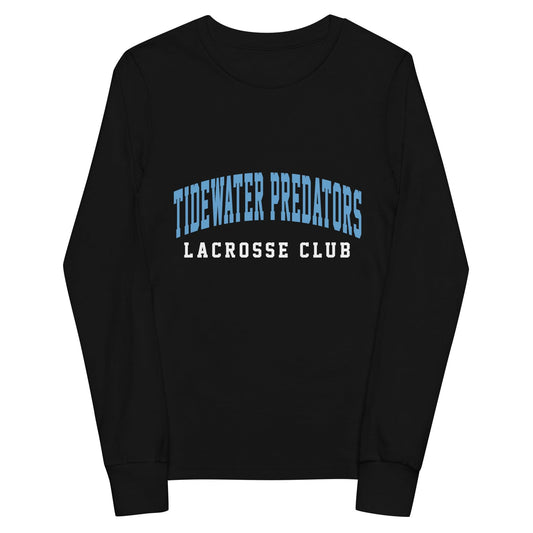Tidewater Predators Lacrosse Club Youth Cotton Long Sleeve T-Shirt Signature Lacrosse