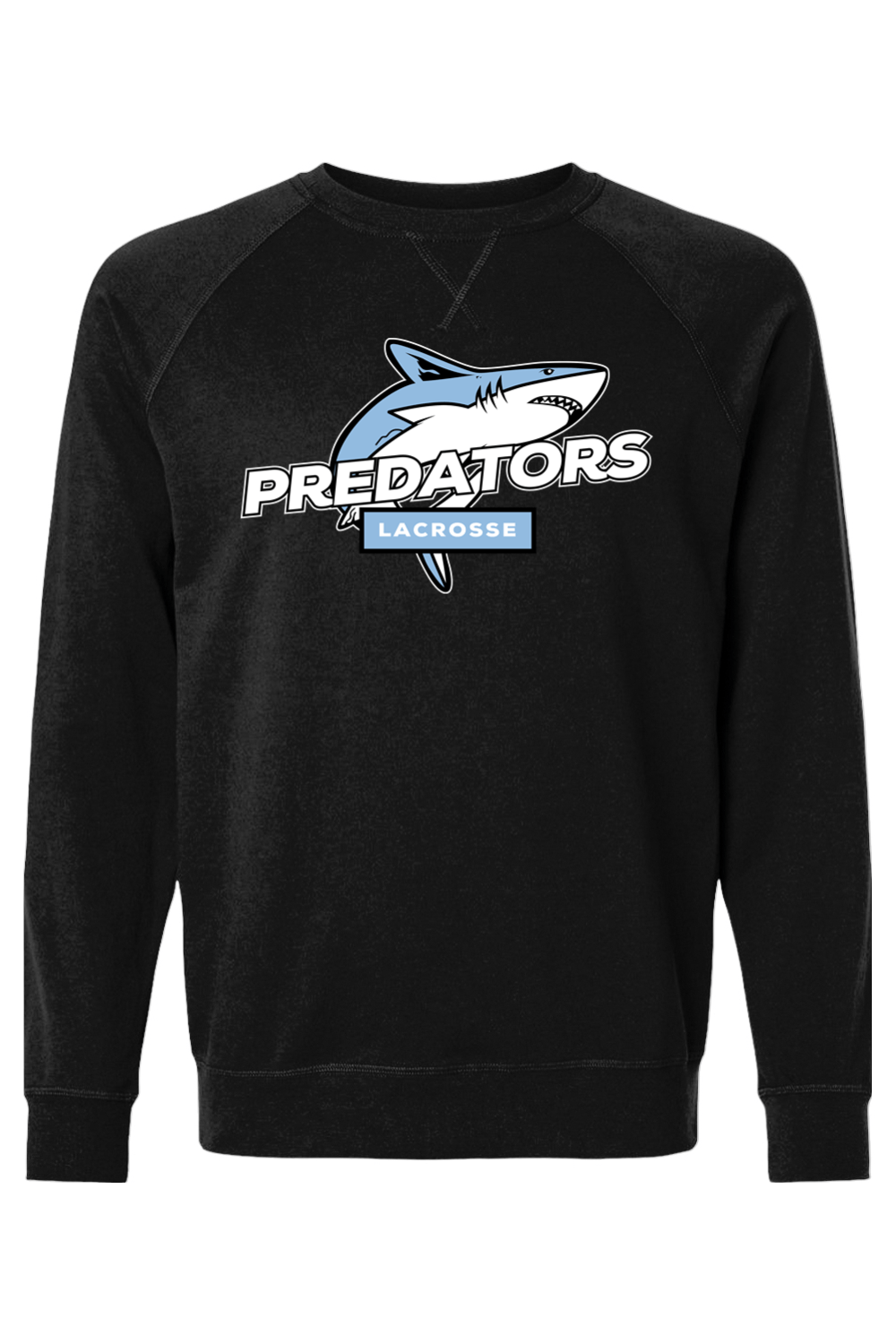 Tidewater Predators LC Adult Heavyweight Raglan Long Sleeve Signature Lacrosse