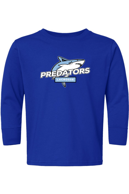 Tidewater Predators LC Toddler Long Sleeve T-Shirt Signature Lacrosse