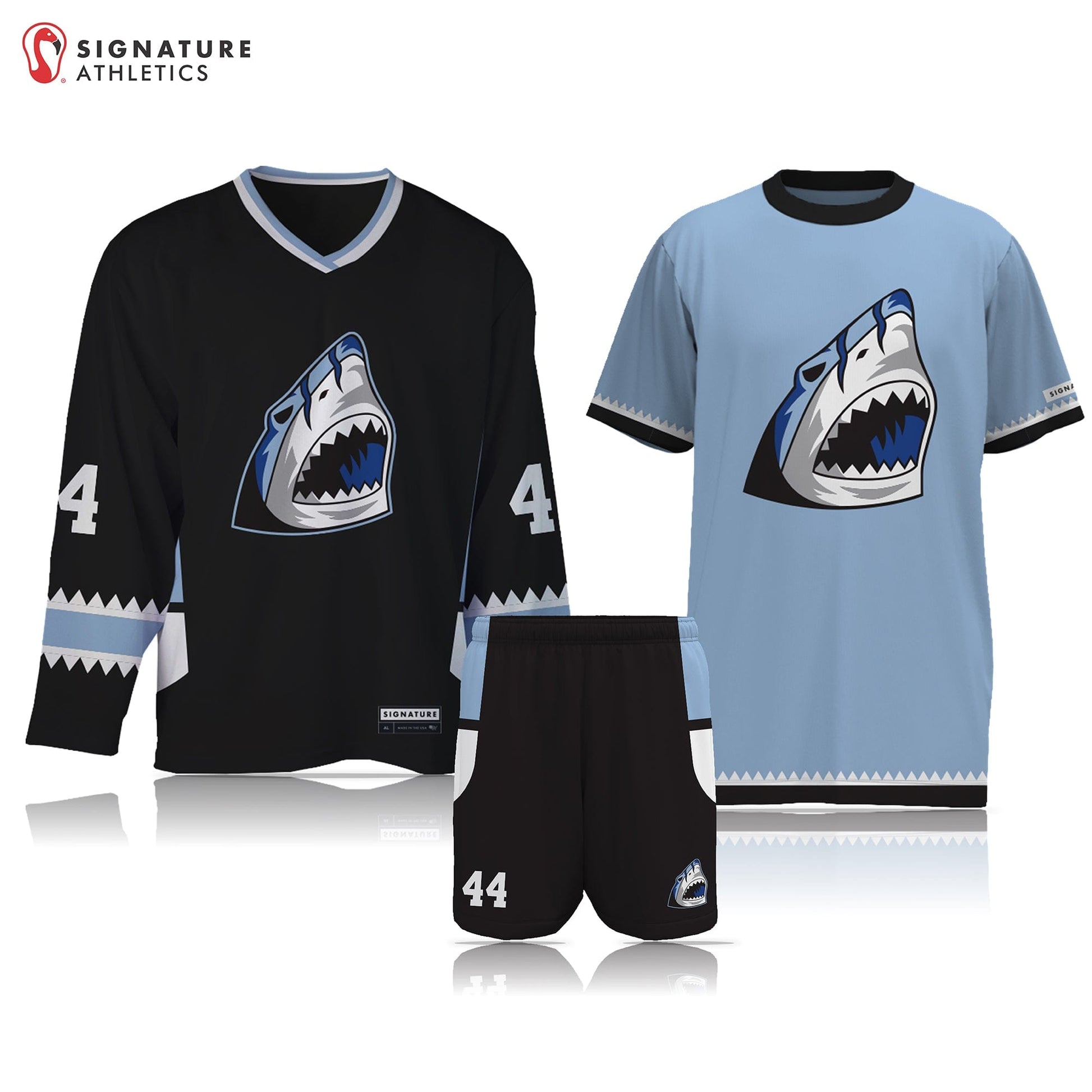 Tidewater Predators Men's 3 Piece Player Box Game Package: Tidewater Signature Lacrosse