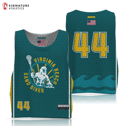 Tidewater Predators Men's Dark Blue Basic Reversible Pinnie Signature Lacrosse