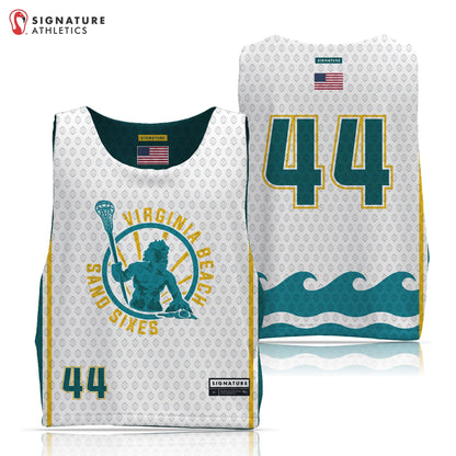 Tidewater Predators Men's Dark Blue Basic Reversible Pinnie Signature Lacrosse