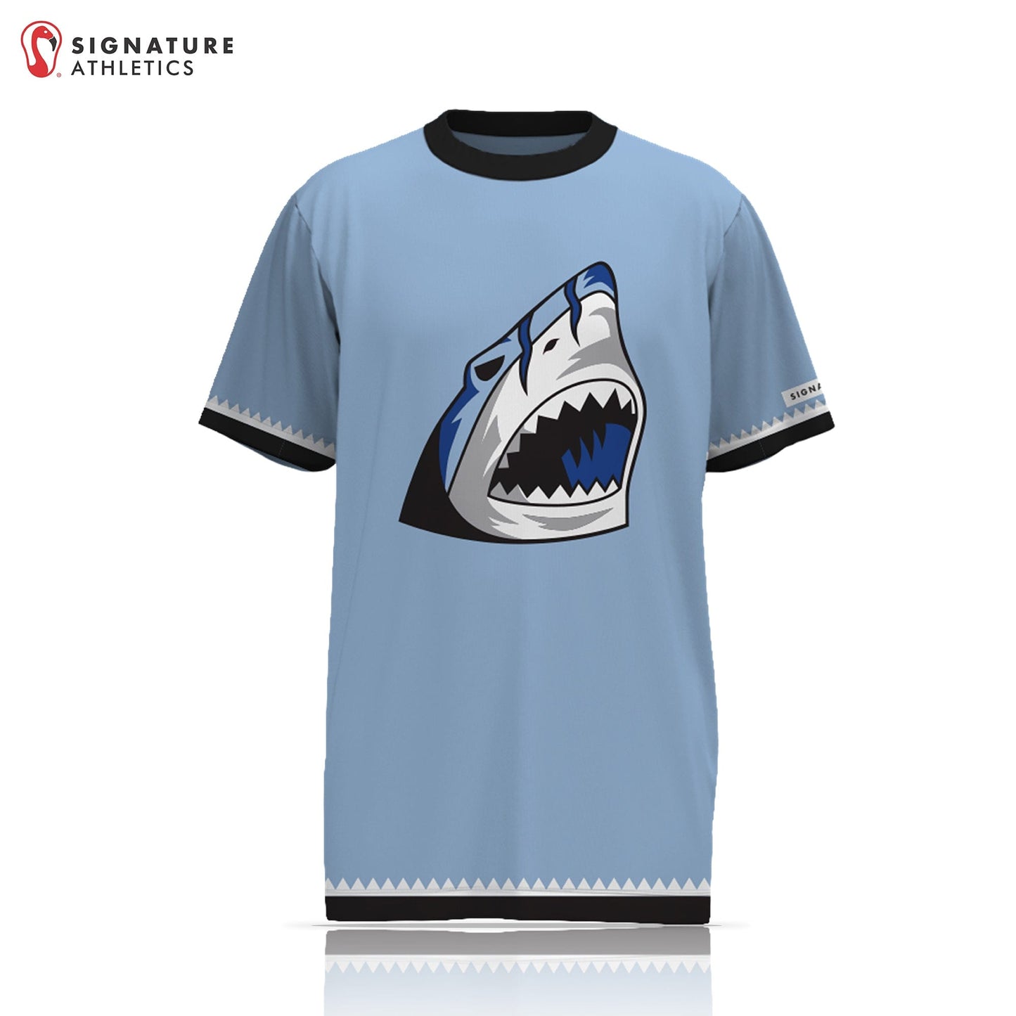 Tidewater Predators Men's Player Short Sleeve Shooting Shirt: Tidewater Signature Lacrosse