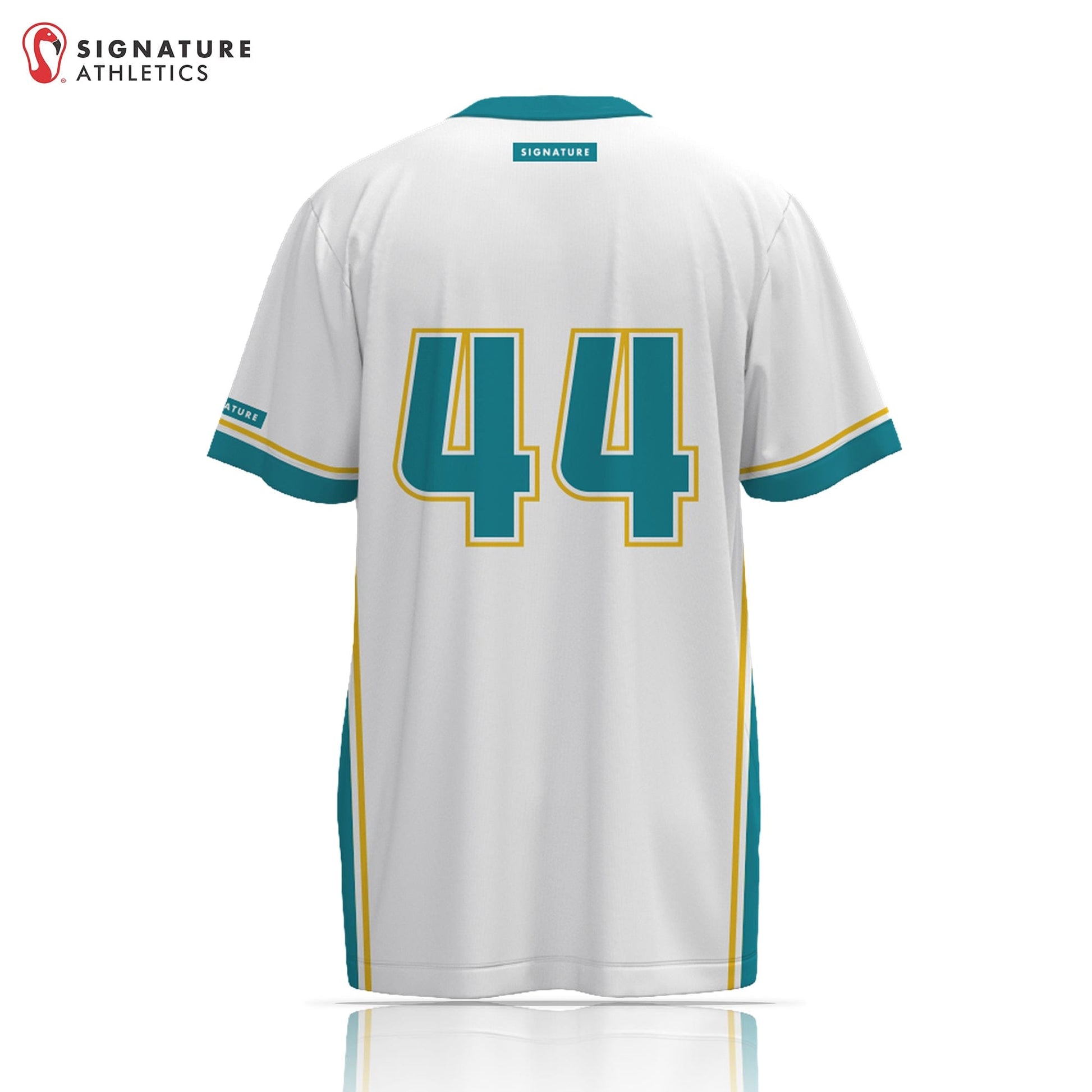 Tidewater Predators Men's White Short Sleeve Tech Tee Signature Lacrosse