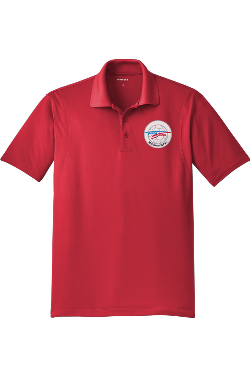 Tiempo Soccer Adult Embroidered Athletic Polo Signature Lacrosse