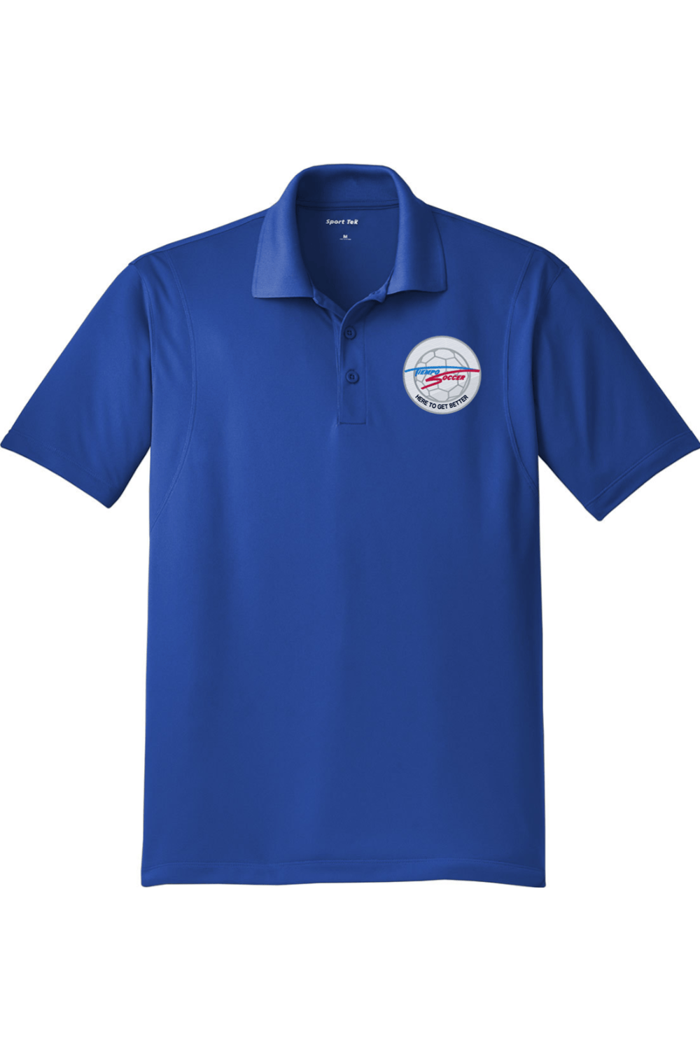 Tiempo Soccer Adult Embroidered Athletic Polo Signature Lacrosse