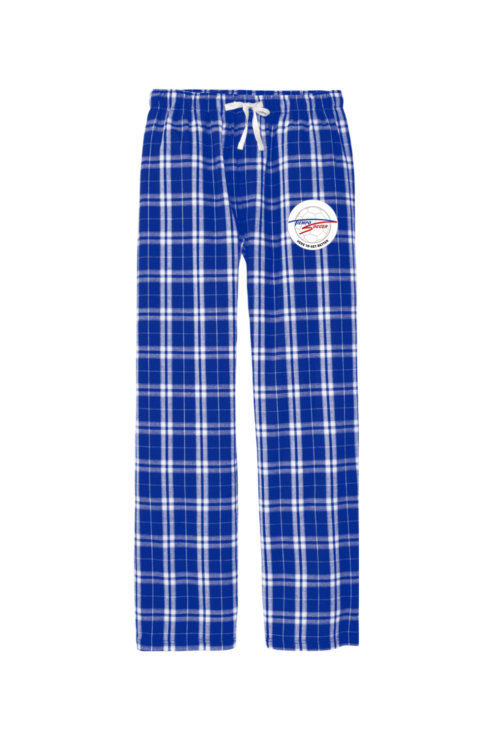 Tiempo Soccer Adult Men's Flannel Plaid Pants Signature Lacrosse