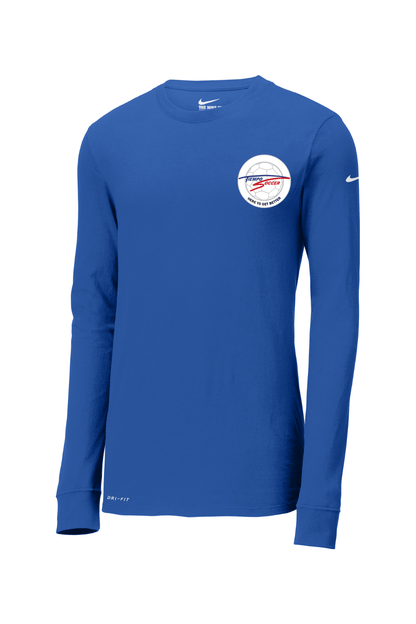 Tiempo Soccer Nike Dri-FIT Cotton/Poly Long Sleeve Tee Signature Lacrosse