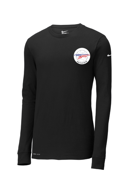 Tiempo Soccer Nike Dri-FIT Cotton/Poly Long Sleeve Tee Signature Lacrosse