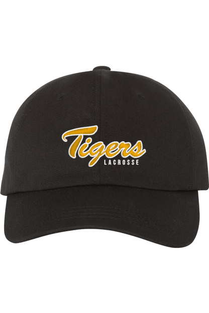 Tigers Lacrosse Embroidered Dad Hat Signature Lacrosse