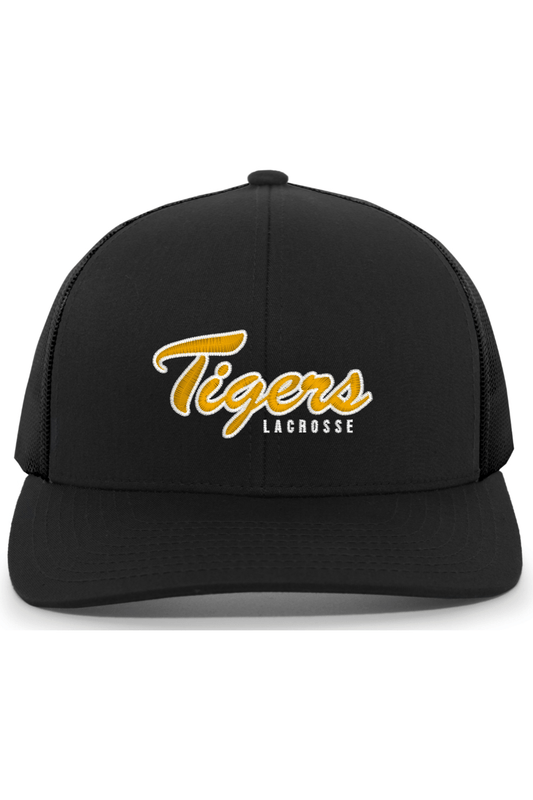 Tigers Lacrosse Embroidered Trucker Hat Signature Lacrosse