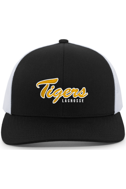 Tigers Lacrosse Embroidered Trucker Hat Signature Lacrosse