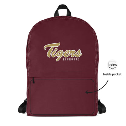 Tigers Lacrosse Travel Backpack Signature Lacrosse