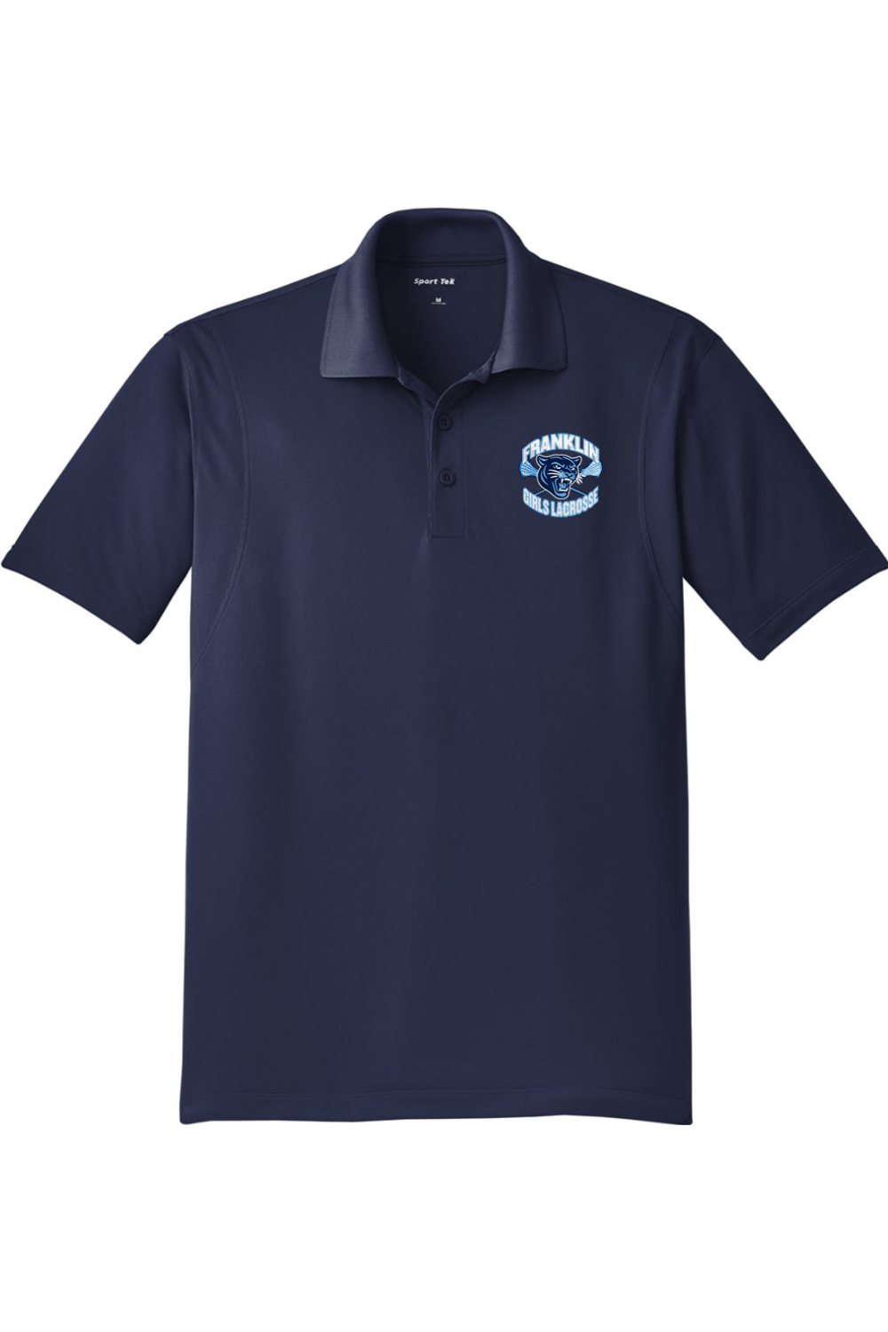 Town of Franklin Lacrosse Adult Embroidered Athletic Polo Signature Lacrosse