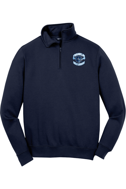 Town of Franklin Lacrosse Adult Embroidered Quarter-Zip Pullover Signature Lacrosse