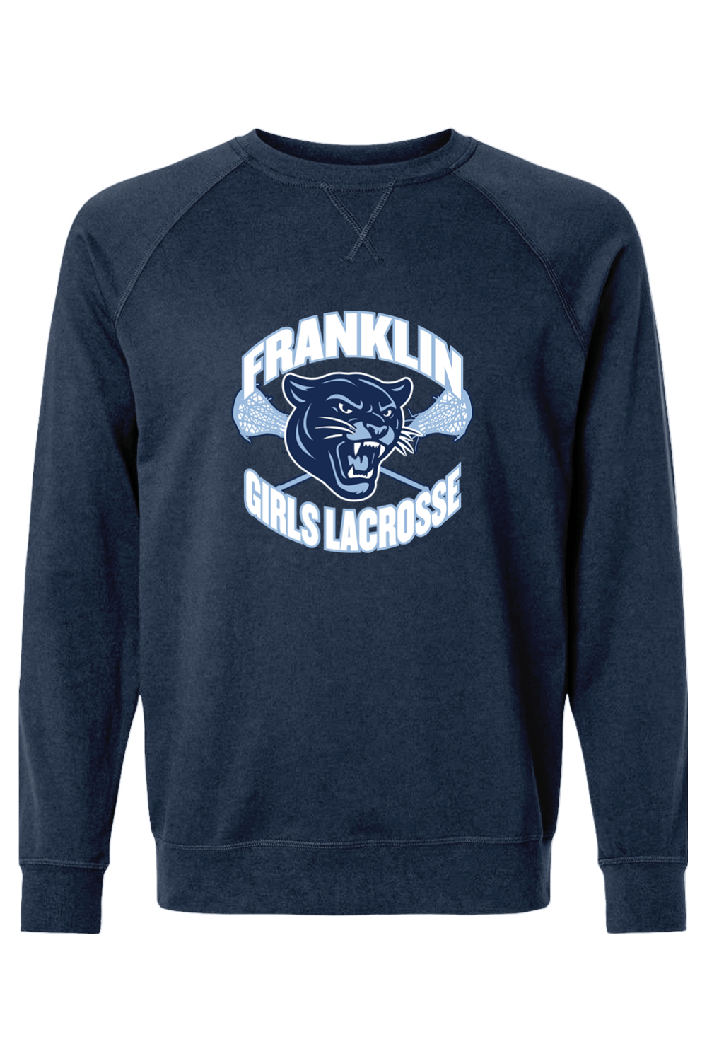 Town of Franklin Lacrosse Adult Heavyweight Raglan Long Sleeve Signature Lacrosse