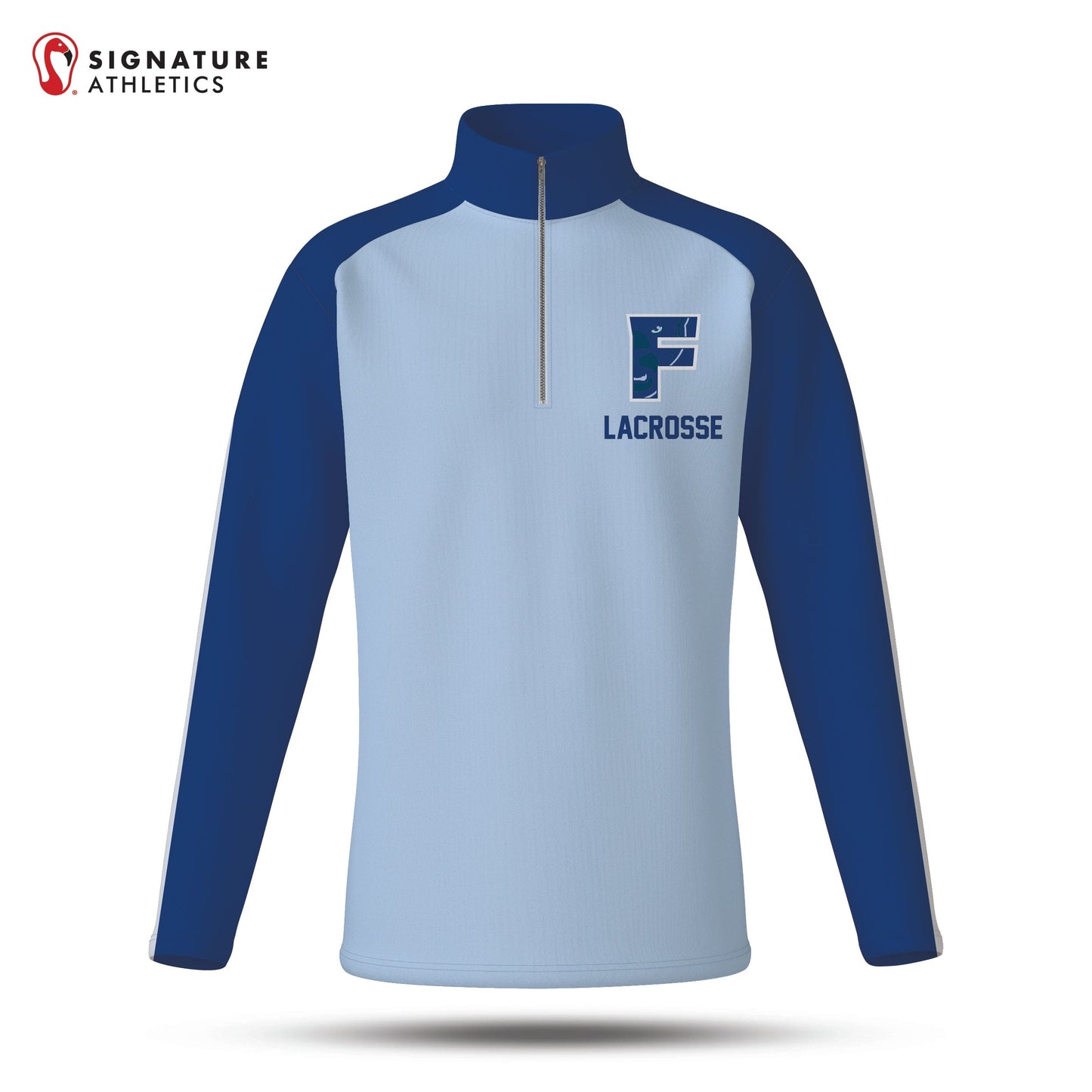 Town of Franklin Lacrosse Player Quarter Zip Signature Lacrosse