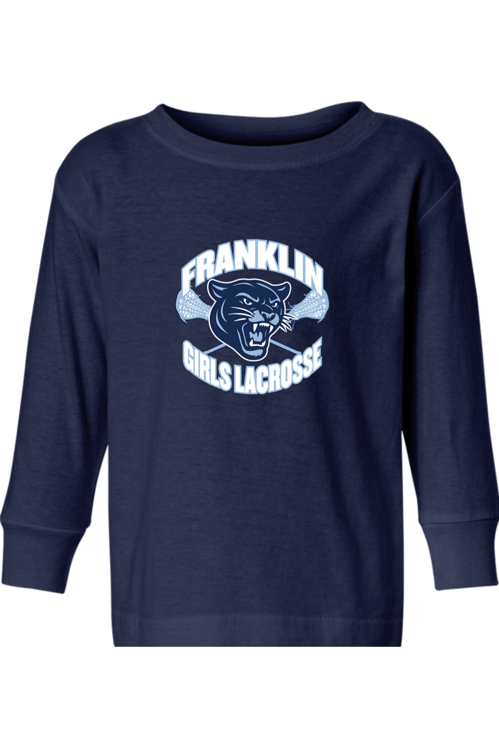 Town of Franklin Lacrosse Toddler Long Sleeve T-Shirt Signature Lacrosse