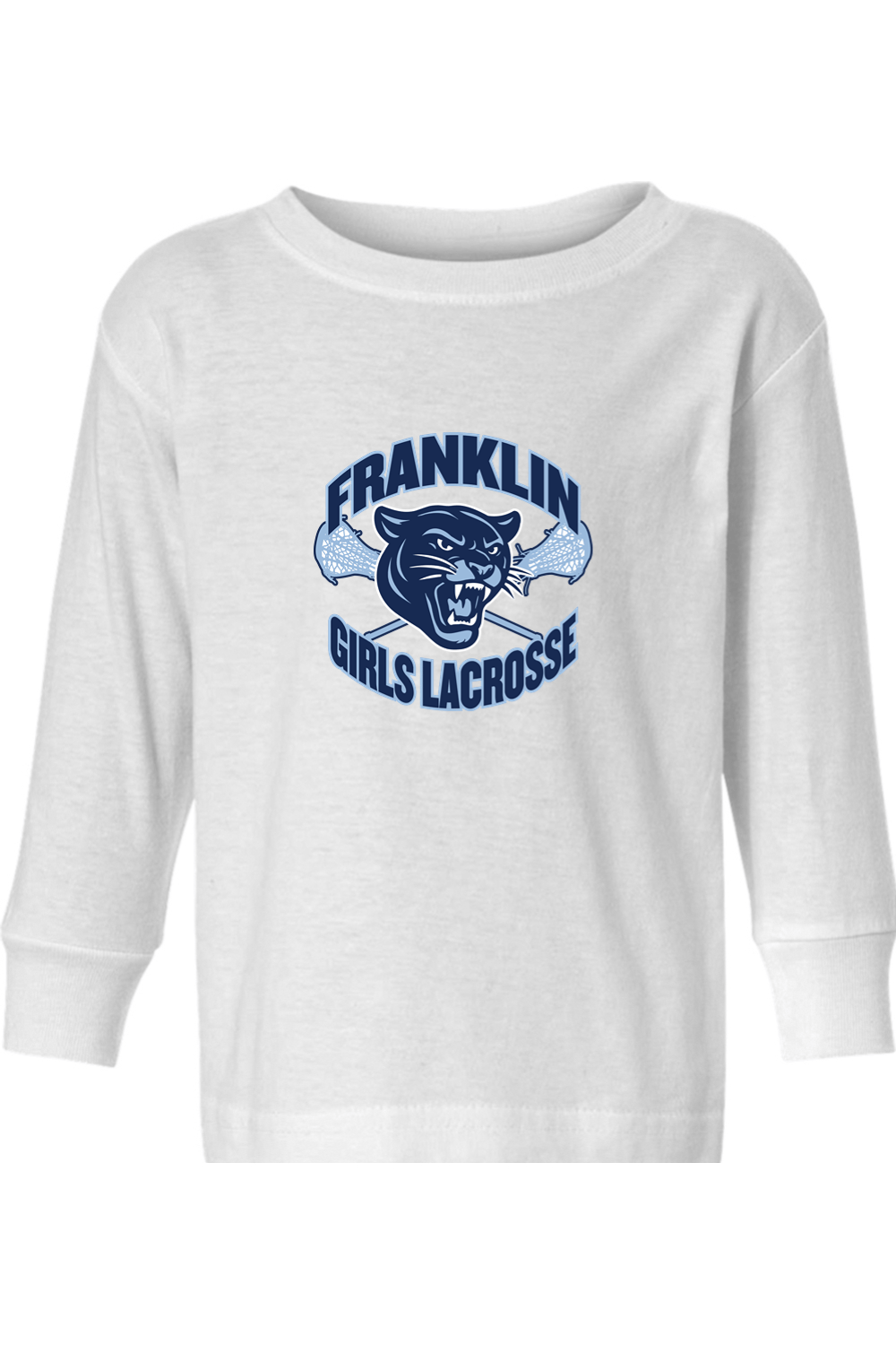 Town of Franklin Lacrosse Toddler Long Sleeve T-Shirt Signature Lacrosse