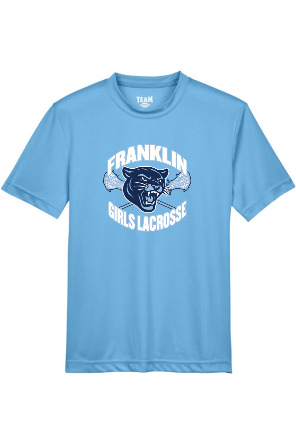 Town of Franklin Lacrosse Youth Athletic T-Shirt Signature Lacrosse