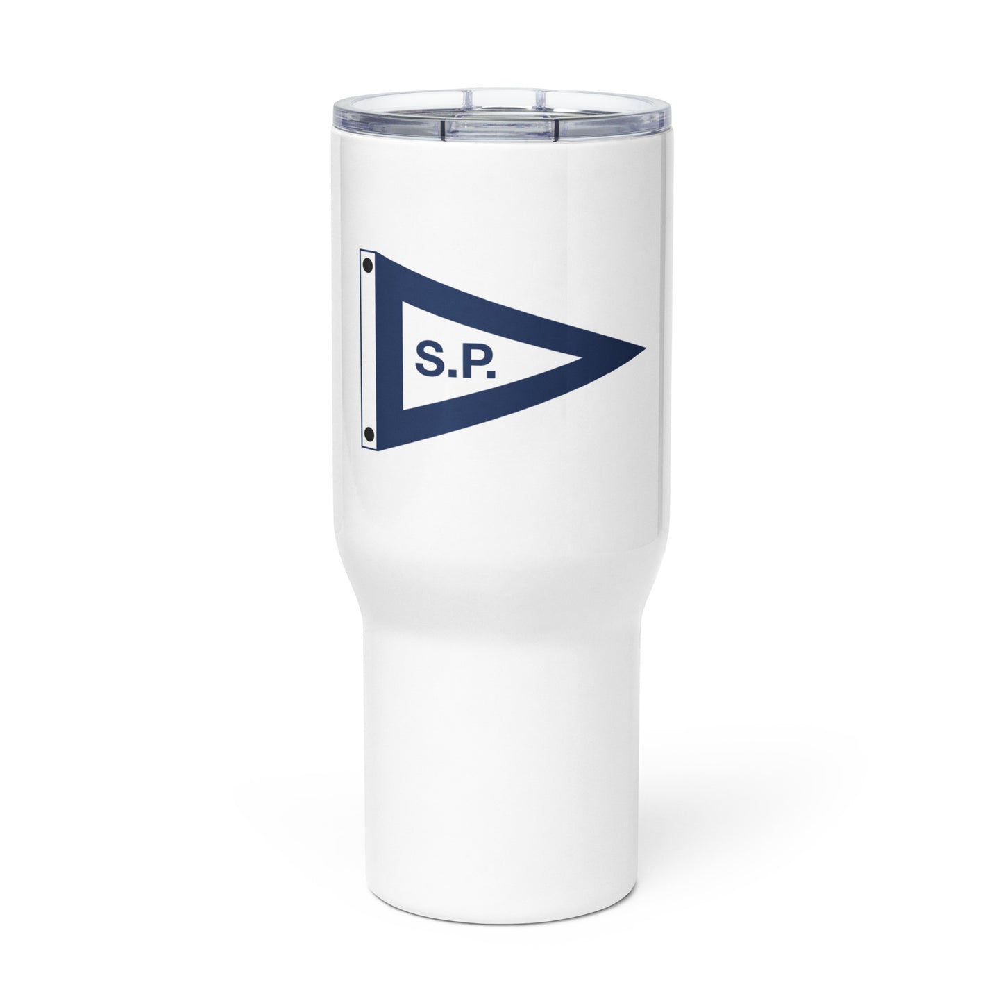 Salters Point Travel Mug with a Handle Signature Lacrosse