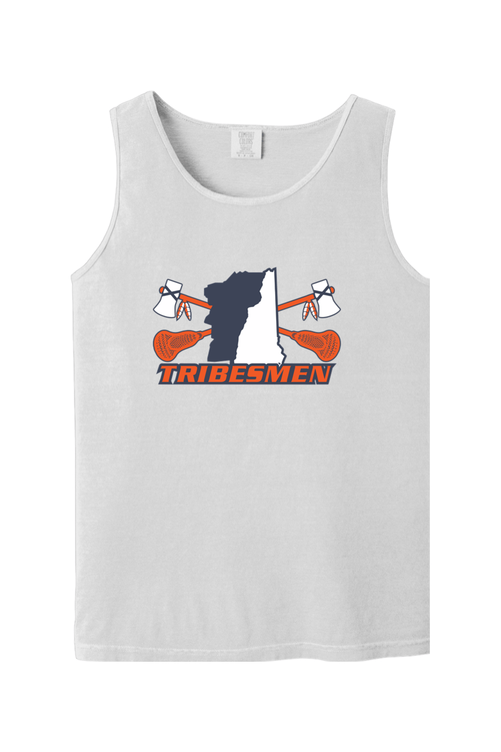 Tribesmen Lacrosse Club Comfort Colors Heavyweight Ring Spun Tank Top Signature Lacrosse