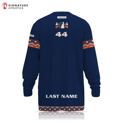 Tribesmen Lacrosse Club  Player Long Sleeve Tech Tee Dark Signature Lacrosse