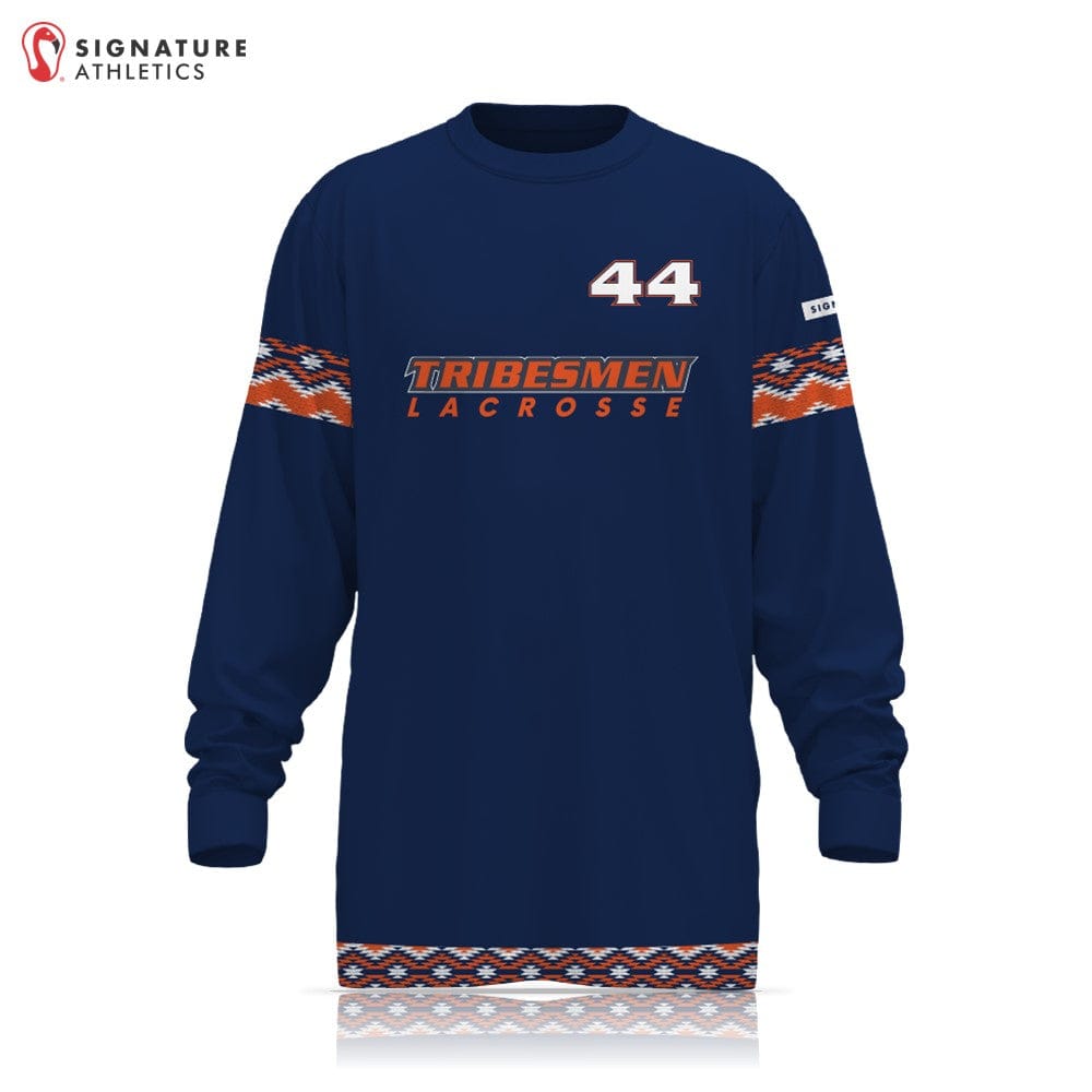 Tribesmen Lacrosse Club  Player Long Sleeve Tech Tee Dark Signature Lacrosse
