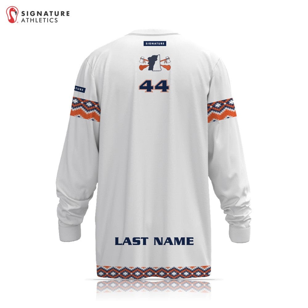 Tribesmen Lacrosse Club  Player Long Sleeve Tech Tee Light: Tribesmen Lacrosse Club Signature Lacrosse