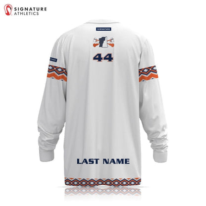Tribesmen Lacrosse Club  Player Long Sleeve Tech Tee Light: Tribesmen Lacrosse Club Signature Lacrosse
