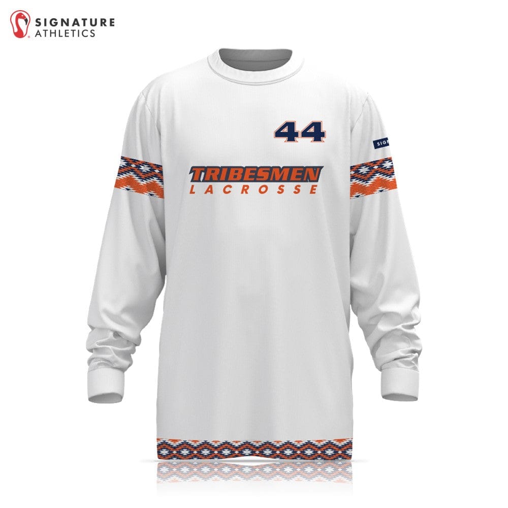 Tribesmen Lacrosse Club  Player Long Sleeve Tech Tee Light: Tribesmen Lacrosse Club Signature Lacrosse