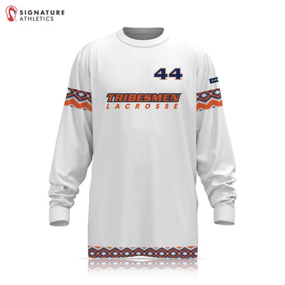 Tribesmen Lacrosse Club  Player Long Sleeve Tech Tee Light: Tribesmen Lacrosse Club Signature Lacrosse