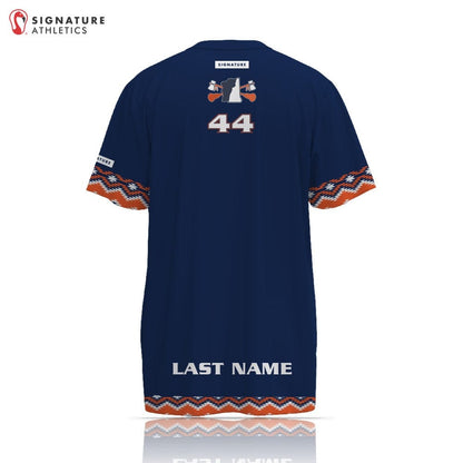 Tribesmen Lacrosse Club  Player Short Sleeve Tech Tee Dark: Tribesmen Lacrosse Club Signature Lacrosse