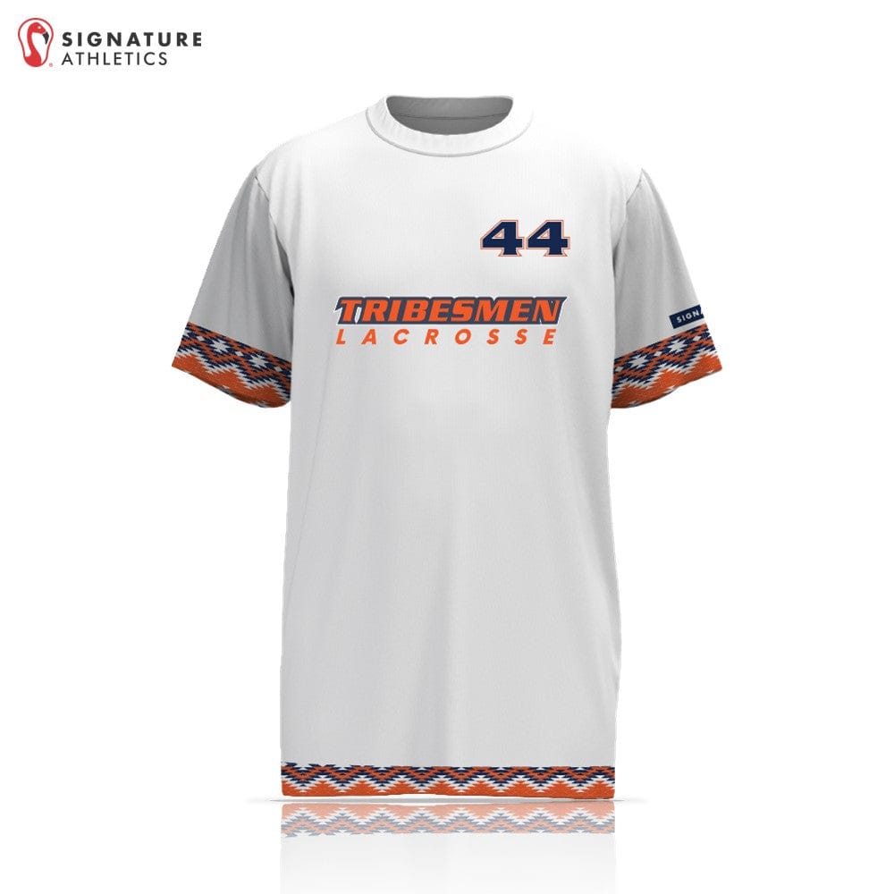 Tribesmen Lacrosse Club  Player Short Sleeve Tech Tee Light: Tribesmen Lacrosse Club Signature Lacrosse