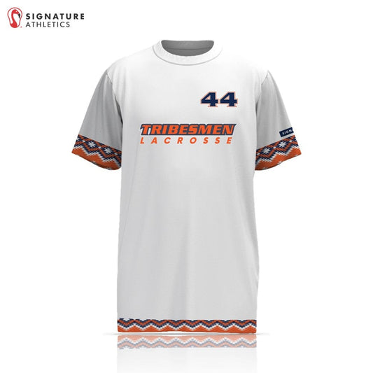 Tribesmen Lacrosse Club  Player Short Sleeve Tech Tee Light: Tribesmen Lacrosse Club Signature Lacrosse