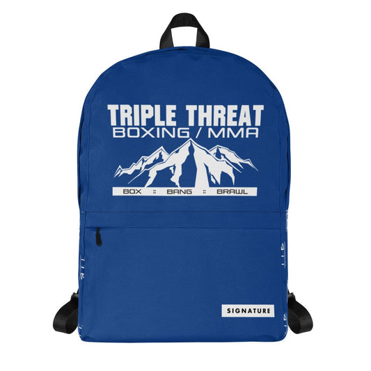 Triple Threat Boxing Travel Backpack Signature Lacrosse