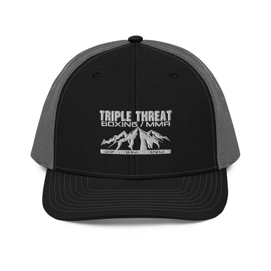 Triple Threat Boxing Trucker Hat Signature Lacrosse