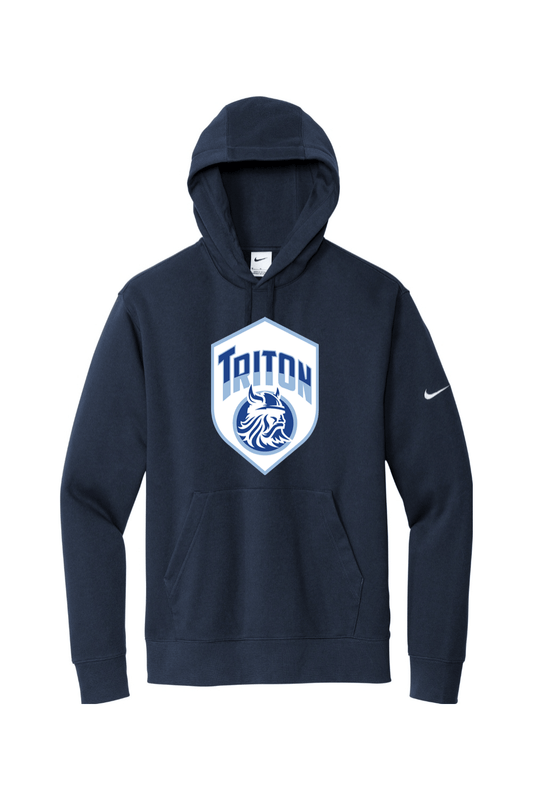 Triton Youth Basketball Nike Club Fleece Sleeve Swoosh Pullover Hoodie Signature Lacrosse