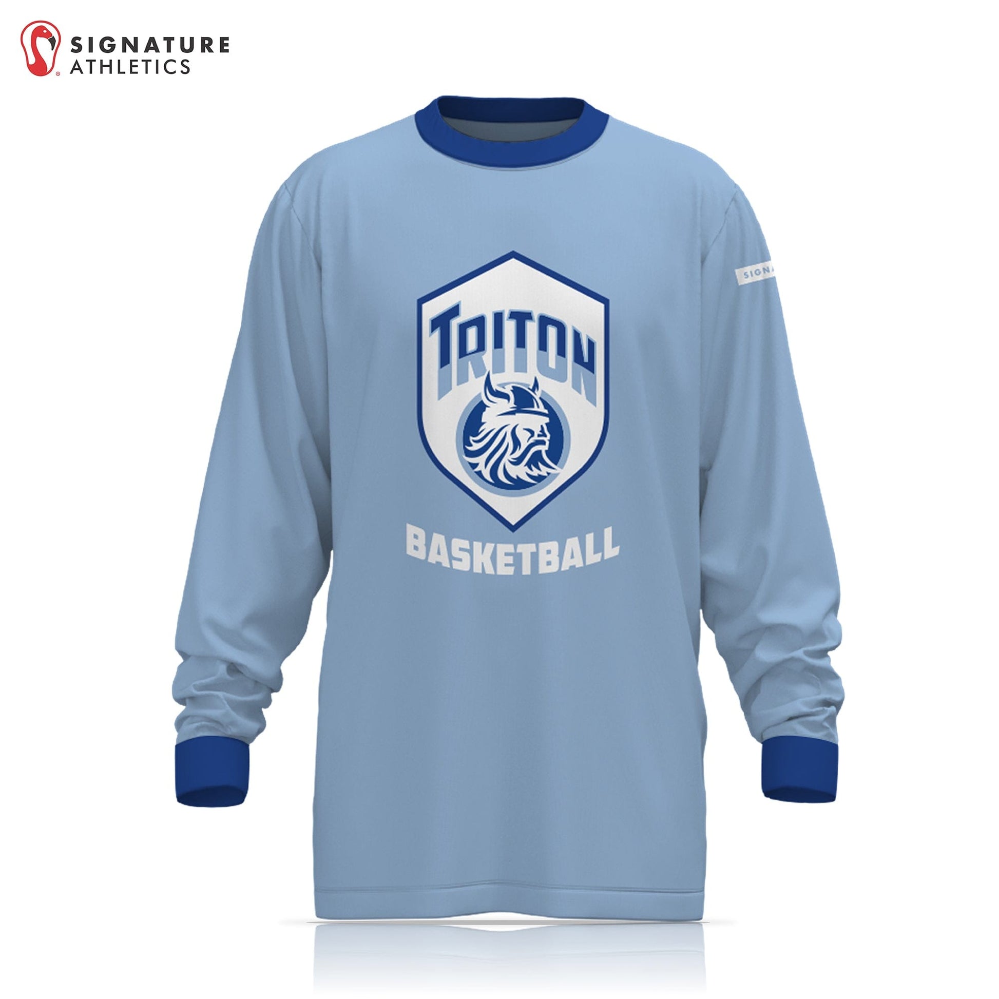 Triton Youth Basketball Player Long Sleeve Shooting Shirt: Triton Signature Lacrosse
