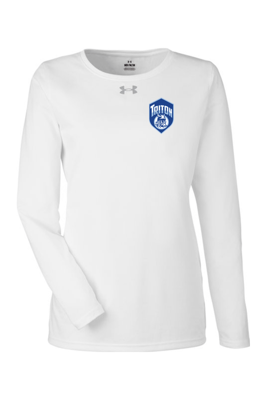 Triton Youth Basketball Under Armour Ladies' Team Tech Long-Sleeve T-Shirt Signature Lacrosse