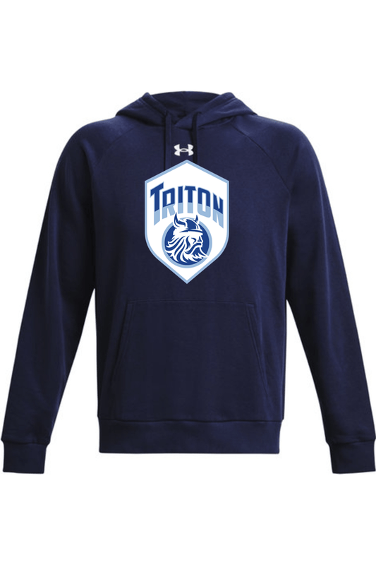 Triton Youth Basketball Under Armour Men's Rival Fleece Hooded Sweatshirt Signature Lacrosse