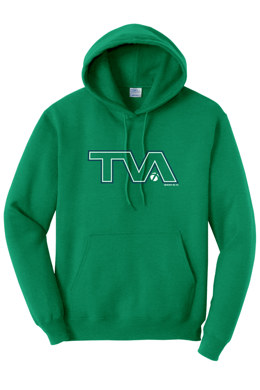 Triumph Volleyball Port & Company Essential Fleece Pullover Hooded Sweatshirt Signature Lacrosse