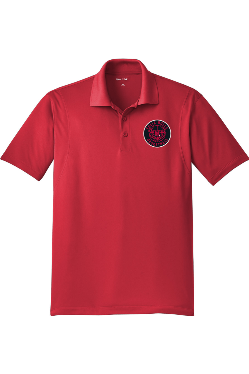 Tulia Bulls Basketball Adult Embroidered Athletic Polo Signature Lacrosse